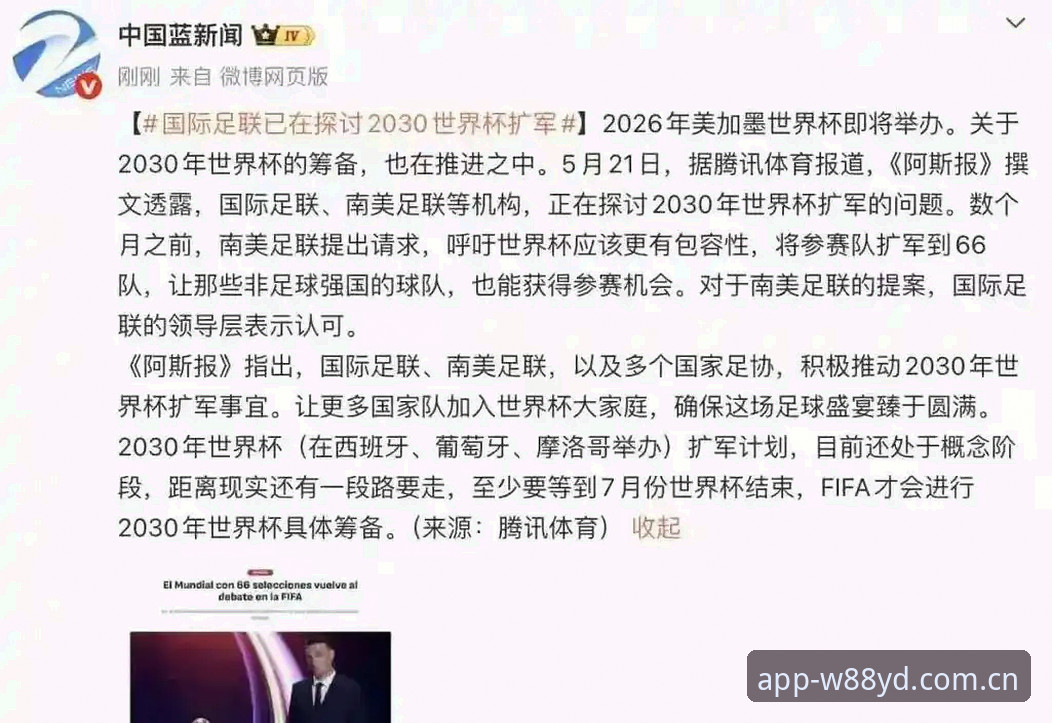 优德体育苹果下载 世界杯扩军至66队,中国男足的机会真的来了吗?